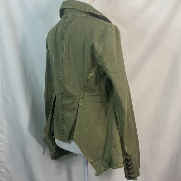 Free People Asymmetric Green Utility Jacket-NWT - Picture 13 of 16